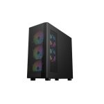 1ST PLAYER FD5-M ЦРЕН 600W 80+ ARGB 4X12CM ФАН TEMPERLИ КАМ МЕШ USB 3.0 M-ATX КАСА