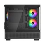 1ST PLAYER MIKU Mİ5 СИЈАХ 750W 80+ ATX 3.1 SILVER ARGB 6X12CM ФАН ТЕМПЕРЛИ КАМ USB 3.0 M-ATX КАСА - Image 2