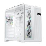 1ST PLAYER RT7 БЕЛ DIGITAL 850W 80+ GOLD FULL МОДУЛАР 4X12CM ARGB 3 ТАРАФЛИ ТЕМПЕРИРАНО СТАКЛО USB 3.0 - TYPE C ATX КАСА