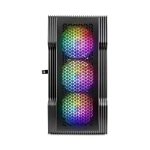 1ST PLAYER TRILOBITE T3 СИЈАХ 600W 80+ ARGB 4X12CM ФАН ТЕМПЕРЛИ КАМ МЕШ USB 3.0 M-ATX КАСА - Image 2