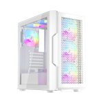 1ST PLAYER TRILOBITE T7 БЕЛ 650W 80+ ARGB 4X12CM ФАН TEMPERLИ КАМ МЕШ USB 3.0 ATX КАСА