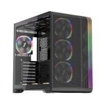1ST PLAYER VT7 ЦРНА 850W 80+ SILVER ATX 3.1 ARGB 4X12CM ФАН ТЕМПЕРИРАНО СТАКЛО USB 3.0 ATX КУЌИШТЕ