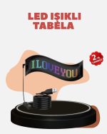 RGB LED Рекламна Табла со Поддршка за Лебдечка Писменост и Лесна Инсталација преку USB