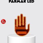 Безбедносна ламба со 176 LED ампули контролирана со рака