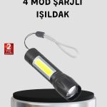 Ултра Издржлив 4 Мод Шаржлив Светилник | Отпорен на Вода и Удари | 100.000 Часа LED Живот
