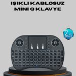 Клавијатура Q со осветлени тастери и тачпад – Турска карактеристика, USB поврзување, Нумеричка тастатура