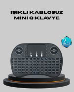 Клавијатура Q со осветлени тастери и тачпад – Турска карактеристика, USB поврзување, Нумеричка тастатура