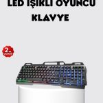 RGB Осветлен Клавијатура Миш Комплет – USB Поврзување, Македонска Q, Прилагодлива DPI, Ергономска Структура