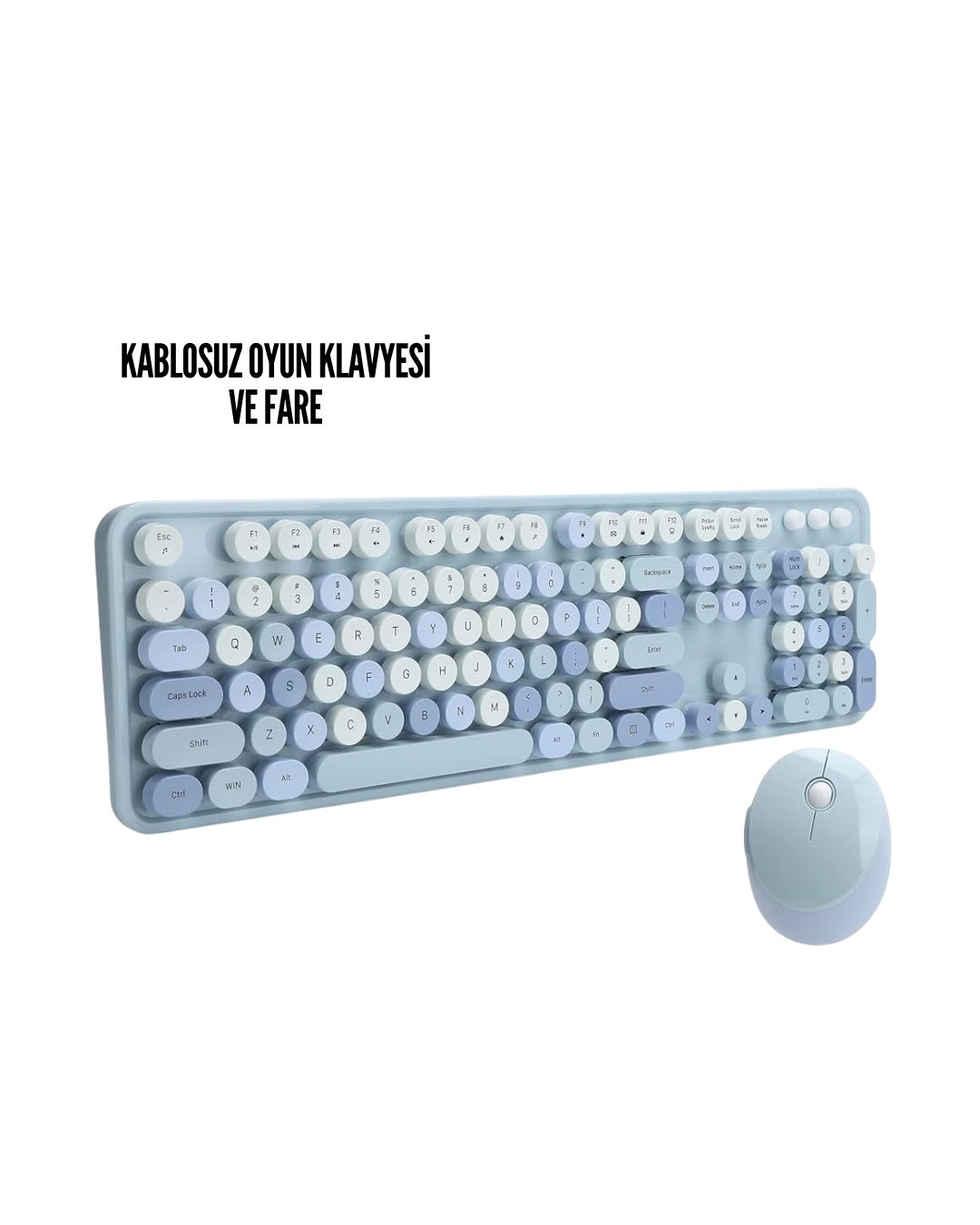 2-6-1.jpg Безжичен сет на тастатура и глувче во сина боја - Image 1