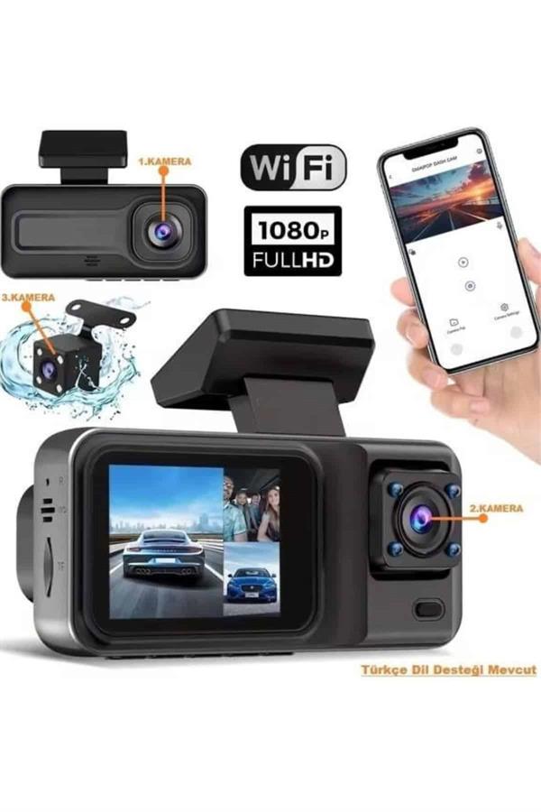 2-inc-arac-ici-kamerali-ekran-1080p-fu-6d16bf.jpg 2 Инчен Внатрешен Камера со Екран 1080P Full HD Квалитетна Поддршка за Мемориска Картичка - Image 1