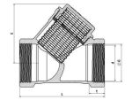 2 Инчи Месинг Филтер за Нечистотии - Image 2