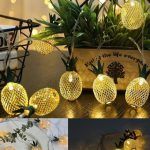 2m 10 LED 2 Степенски Ананас LED Светло на Батерии