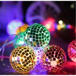 2m 10 LED Диско Топка LED RGB