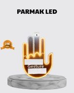 176 LED Amber Сигнално Светло – Контрола со Рака