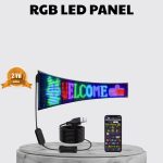 RGB LED Панел – Мулти-боен, со далечинско управување, USB поврзаност, паметна лампа со текст и GIF прикажување