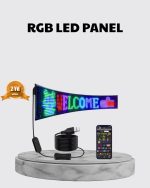 RGB LED Панел – Мулти-боен, со далечинско управување, USB поврзаност, паметна лампа со текст и GIF прикажување