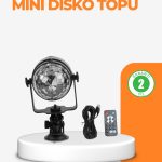 3 Бои 7 Модови Ротирачка Диско Топка Светло