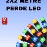 LED Завеса Светло 2x2 за Божиќ и Партија Декорација – 8 Функции