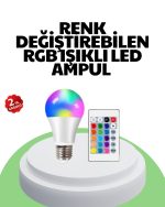 2025 RGB LED Лампа со Далечинско Управа и Боја А Квалитет