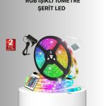Управувана RGB Смарт Лента LED Светло Флексибилно и Портативно Декорирање