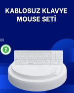 Безжичен сет на тастатура и глувче за канцелариска и домашна употреба - Ергономски и практичен