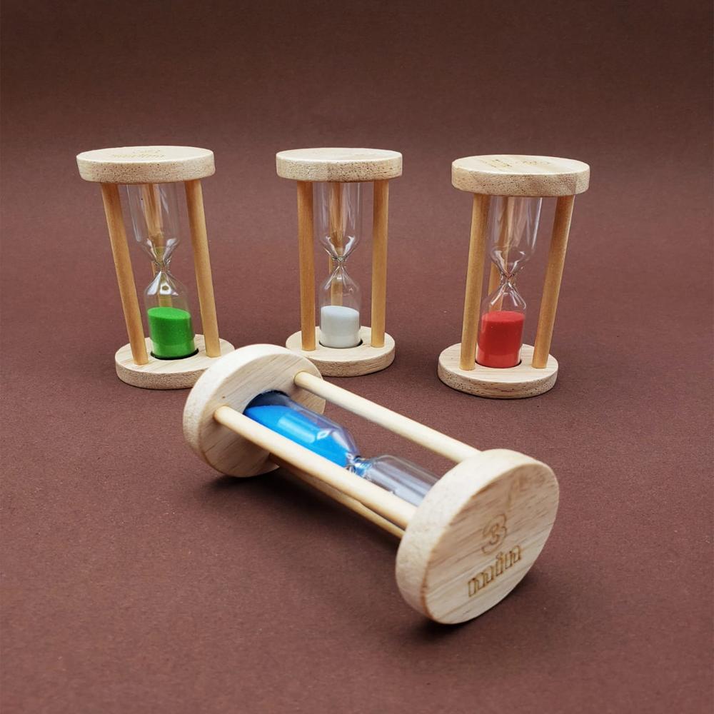 3-dakikalik-ahsap-kum-saati-31079_1.jpg 3-минутен Дрвен Песочен Часовник - Image 1