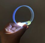 3 Модулски Пилот LED Светлосен Флексибилен Парти Нараквица Бела