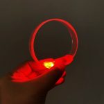3 Модулски Пилот LED Светлосен Флексибилен Парти Нараквица Црвена