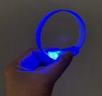 3 Модулски Пилот LED Светлосен Флексибилен Парти Нараквица Сина