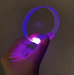 3 Модулен Пилот LED Светлосен Флексибилен Парти Нараквица Портокалова