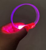 3 Модулен Пилот LED Светлосен Флексибилен Парти Нараквица Розова