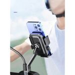 360° огледало за велосипед и мотоцикл со држач за телефон