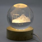 3D Истанбул Тематска Кристална Лампа