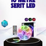 Bluetooth Контролирана Смарт Лента LED 10М Чувствителна на Звук RGB Осветлување