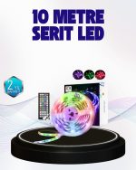 Bluetooth Контролирана Смарт Лента LED 10М Чувствителна на Звук RGB Осветлување