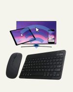 RGB светлосен безжичен комплет на тастатура и глувче компатибилен со сите уреди - Image 5