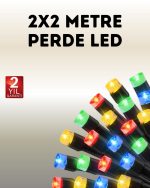 LED Светло на Преносна Батерија – Модел Завеса 2x2 Метри