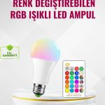 RGB Далечински Управуван LED Лампа 16 Бои Декоративно Осветлување