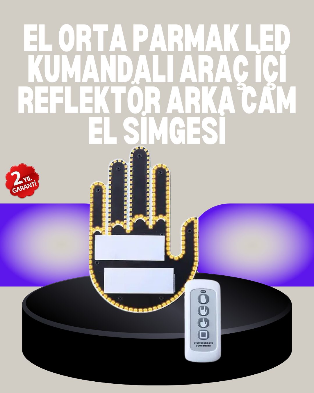 4-56-3.jpg A Квалитет Удалечен Контролен LED Паркинг Упозорувачко Светло Модел со Рака - Image 1