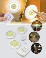 Безжично дневно светло 3-ка LED рефлектор со далечинско - Image 2