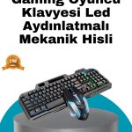 Механички Играчки Комплет – LED Осветлување и Ергономска Мишка