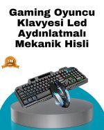 Механички Играчки Комплет – LED Осветлување и Ергономска Мишка