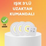 Безжична LED точка светло со далечинско управување за повеќенаменска употреба