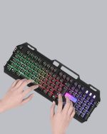 Професионален сет на тастатура и глувче за играчи – RGB осветлување, турска Q, DPI прилагодливо, издржлива конструкција - Image 3