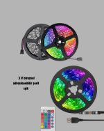 Smart Лента LED Светло – Со Далечинско Управување, USB Влез, Музички Режим - Image 3