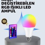 A Квалитет 2025 RGB LED Лампа со Далечинско Управување 16 Бои