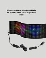 RGB LED Панел со Боја Светлосен Ефект Декоративно Осветлување - Image 3