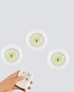 Безжично дневно светло 3-ка LED рефлектор со далечинско - Image 3