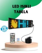 LED Табела за Продавница со USB Поддршка – Цветен RGB Лизгачки Пано