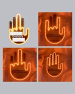 Безбедносна ламба со 176 LED ампули контролирана со рака - Image 4